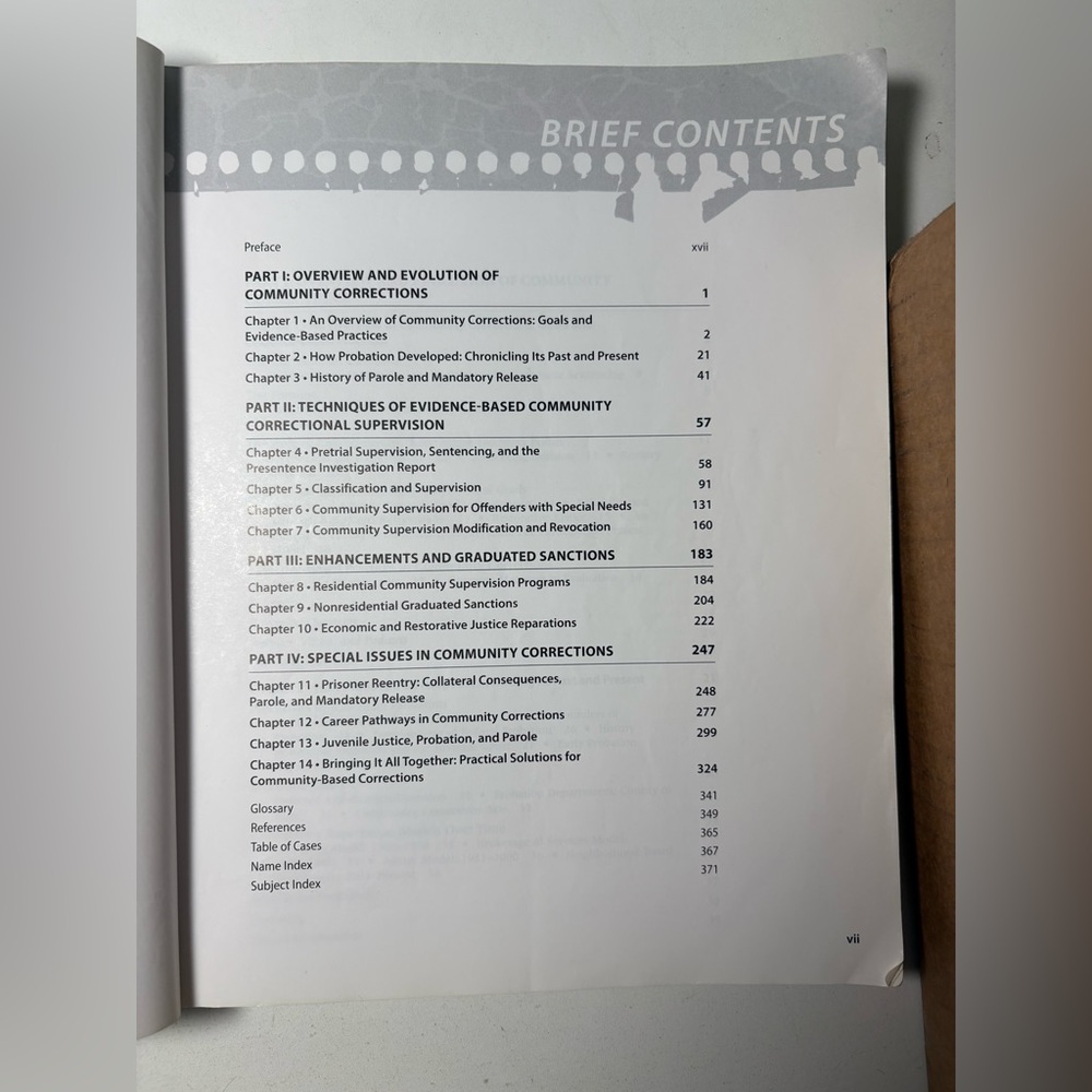 Community-Based Corrections Tenth Edition Book - Picture 3 of 13